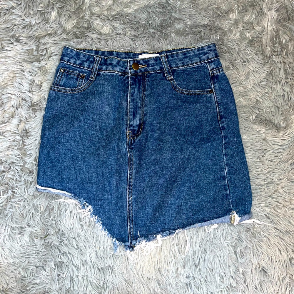 Sage the label mini Jean skirt